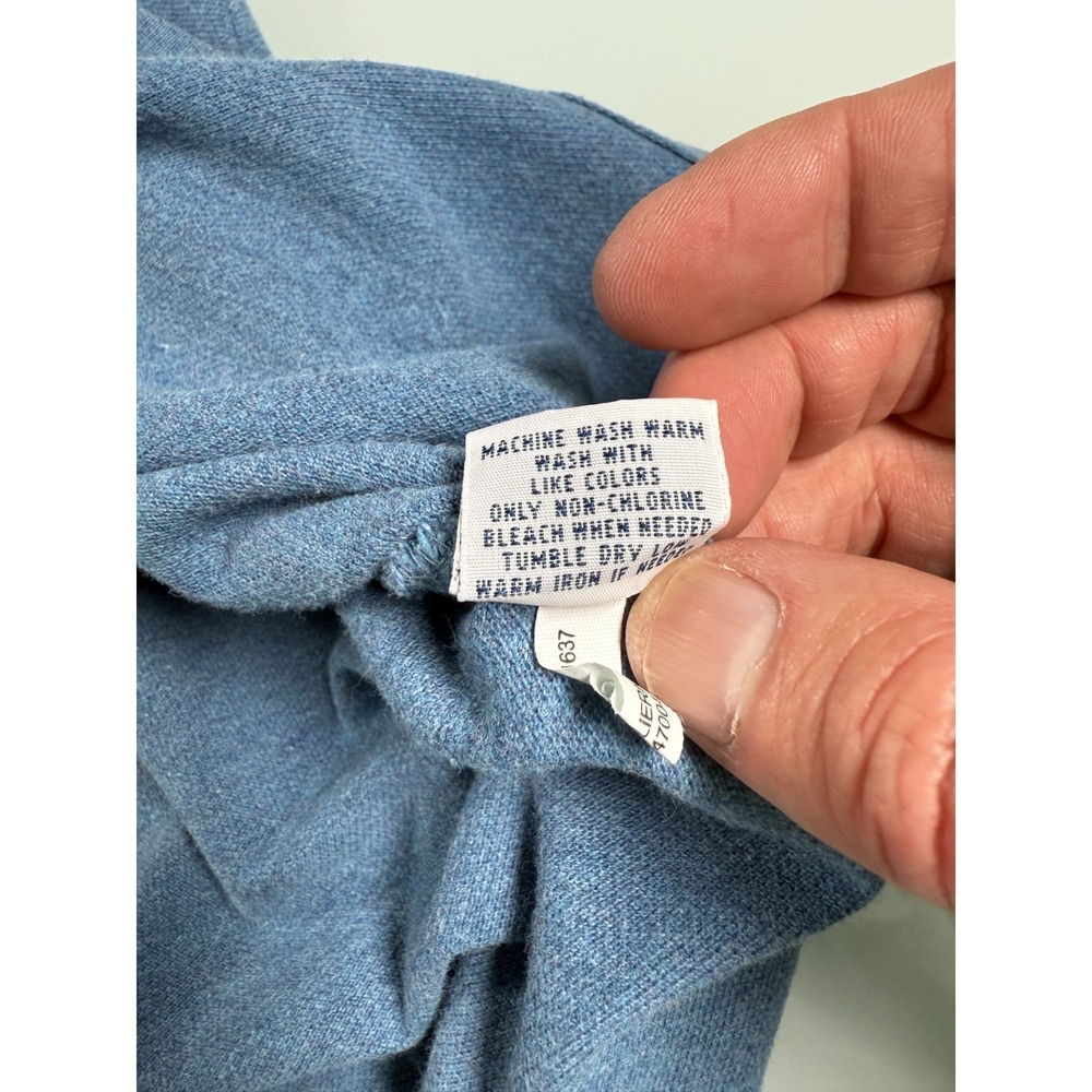 Polo Ralph Lauren Polo Shirt Mens L Short Sleeve Blue cotton Pony Preppy - Picture 5 of 10